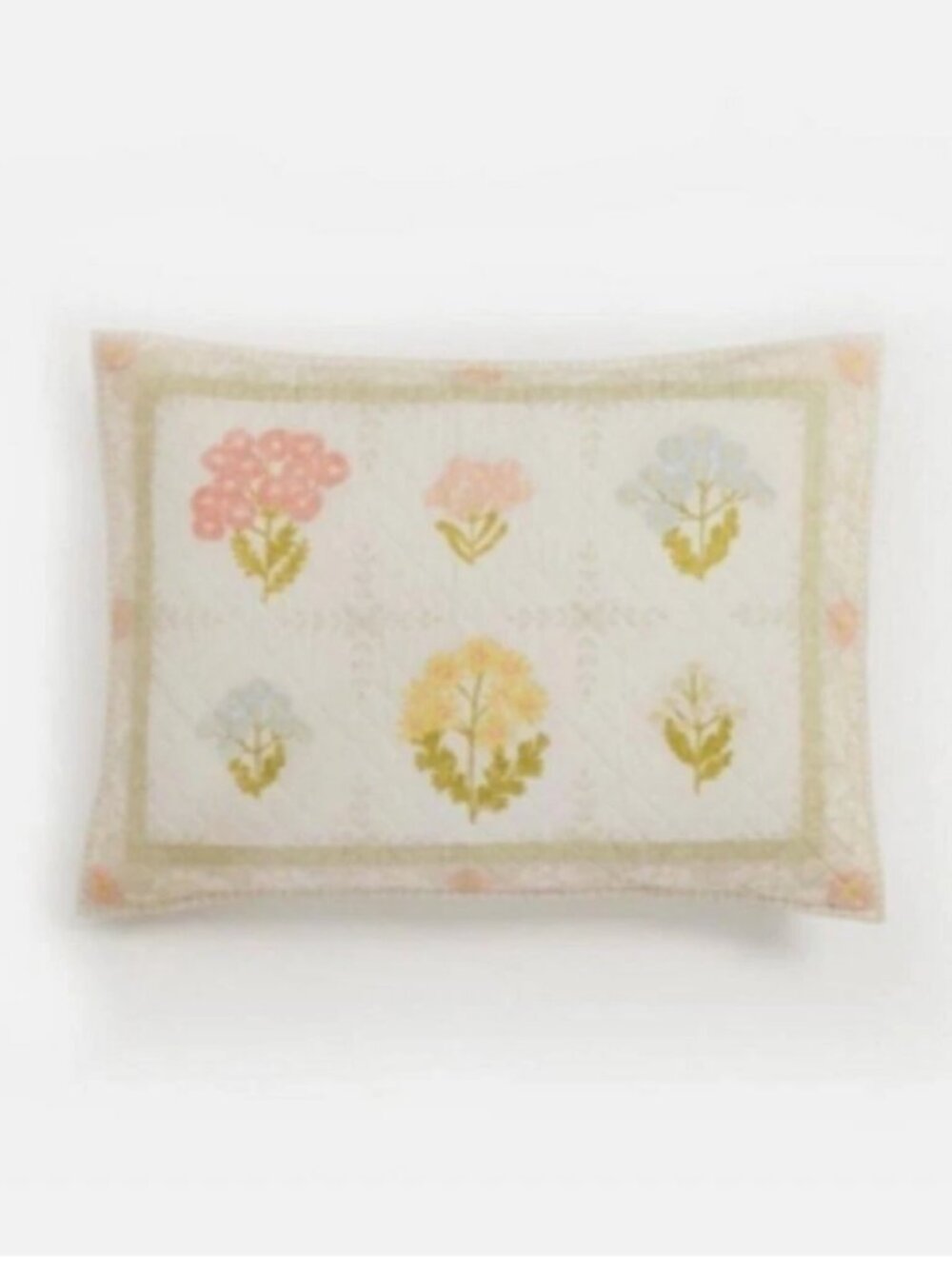 Martha Stewart Standard Pillow Sham, Floral Album